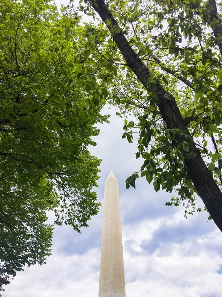 Washington Memorial Monument Boven Wolkenlandschap — Stockfoto
