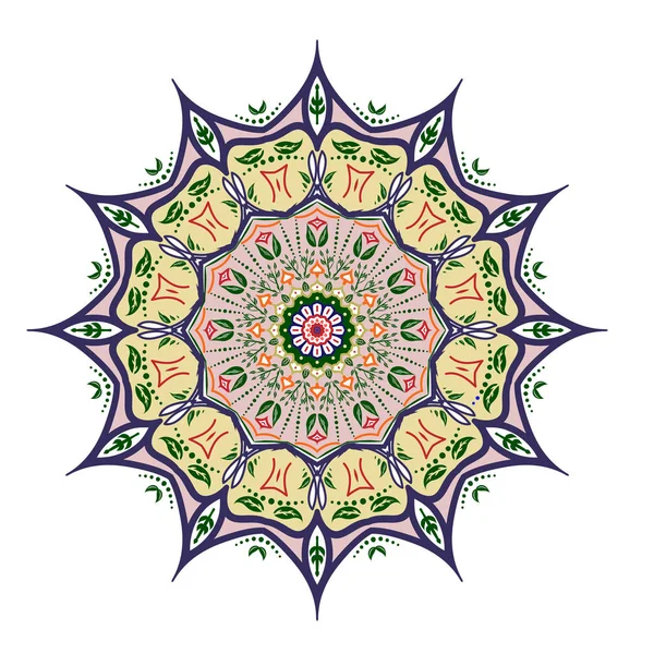 Juego Diseño Tribal Mandala Elementos Decorativos Vintage Tarjetas Visita Ornamentales — Archivo Imágenes Vectoriales