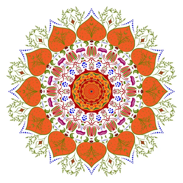 Tribal Mandala Design Set Vintage Decorative Elements Ornamental Business Cards — Stock Vector