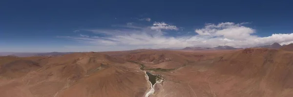 Aerial 360 Panoramic στην Antofagasta της Χιλής. Έρημος. — Φωτογραφία Αρχείου