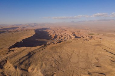 Aerial Andes Range ve Route 23 - Miscanti Lagoon ve Red Rock