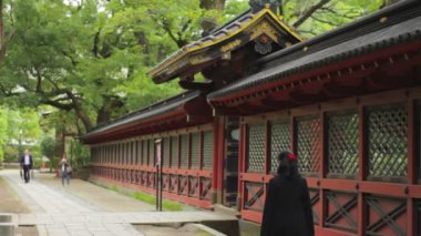 Adak tablet vasıl Nezu tapınak. Onun Tokyo geleneksel bir konumda.