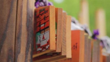 Nezu Tapınak, adak tabletleri. Onun Tokyo geleneksel bir konumda.