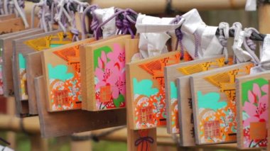 Nezu Tapınak, adak tabletleri. Onun Tokyo geleneksel bir konumda.