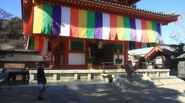  Tokyo derin odak Kongouji Tapınağı'nda sol tarafı kule. / Onun Tokyo geleneksel bir konumda. fotoğraf makinesi: Canon Eos 7d