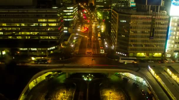 Night Lapse Shinjuku Lugar Ciudad Tokio Time Lapse Cámara Canon — Vídeos de Stock