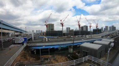 Ariake Tokyo ihtimal, Vinç zaman atlamalı 4k / onun Tokyo şehir konum. 4k ve zaman atlamalı. fotoğraf makinesi: Canon Eos 5d