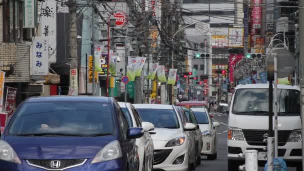Elektrische Lijn Hachiouji Tokio Its Een Locatie Tokio Camera Canon — Stockvideo