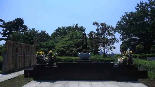 Главный Храм Икегами Хонмондзи Икегами Токио Традиционное Место Токио Камера — стоковое видео