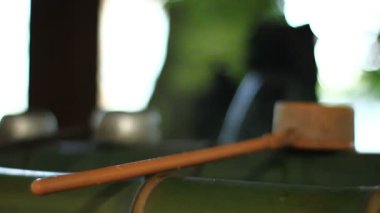 Chozuya Japon tapınak içinde / onun Tokyo geleneksel bir konumda. fotoğraf makinesi: Canon Eos 7d
