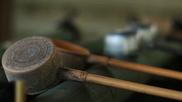 Chozuya Santuario Japonés Lugar Tradicional Tokio Cámara Canon Eos — Vídeos de Stock