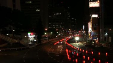 Zaman atlamalı Shinjuku Tokyo / onun Tokyo şehir konum. zaman atlamalı. fotoğraf makinesi: Canon Eos 7d