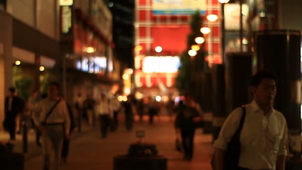 Улица Акияра Токио Город Токио Камера Canon Eos — стоковое видео