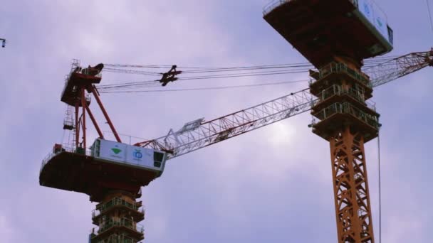 Grues Ikebukuro Tokyo Time Lapse Est Emplacement Ville Tokyo Laps — Video