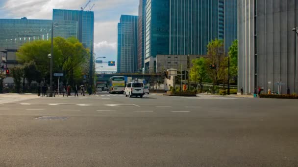 Ootemachi Tokio Kwietnia 2018 Jego Położenie Miasta Tokio Upływ Czasu — Wideo stockowe