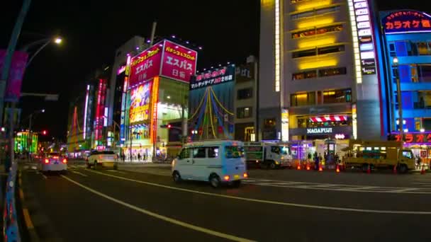 Ueno Tóquio Japão Abril 2018 Sua Localização Tóquio Lapso Tempo — Vídeo de Stock