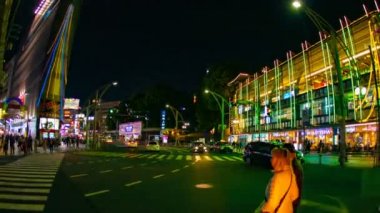 Ueno, Tokyo/Japonya - 10th Nisan 2018: Onun Tokyo şehir konum. Geceleri zaman atlamalı. fotoğraf makinesi: Canon Eos 5d mark4