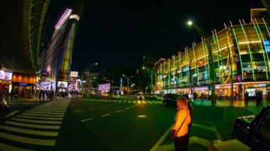 Ueno, Tokyo/Japonya - 10th Nisan 2018: Onun Tokyo şehir konum. Geceleri zaman atlamalı. fotoğraf makinesi: Canon Eos 5d mark4