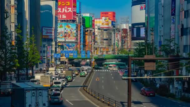 2018年4月20日 它在东京的城市位置 时间流逝 摄像头 Eos Mark4 — 图库视频影像