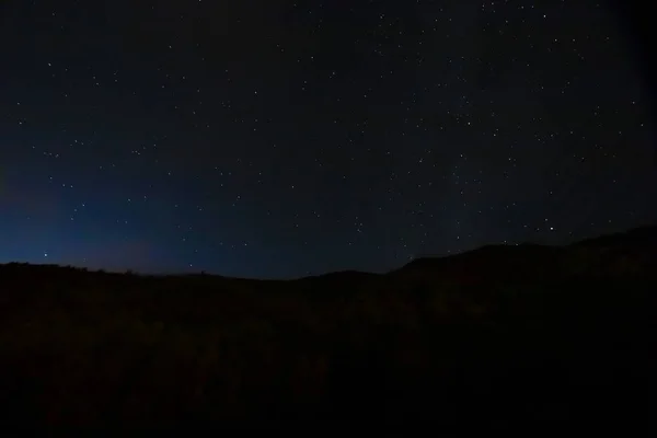 A timelapse of starry sky in Shizuoka at night — Stock Photo, Image