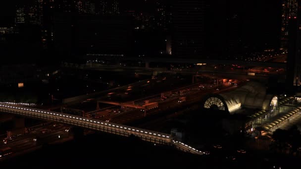 有明の街の夜景｜東京ロングショット — ストック動画