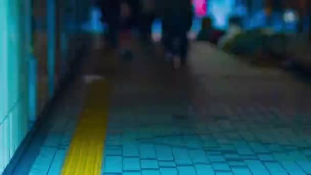 新宿のダウンタウン通りのタイムラプス｜tiltshift zoom — ストック動画