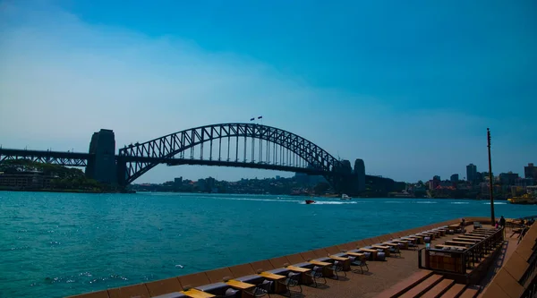 Puente del puerto de Sydney en Sydney tiro ancho —  Fotos de Stock