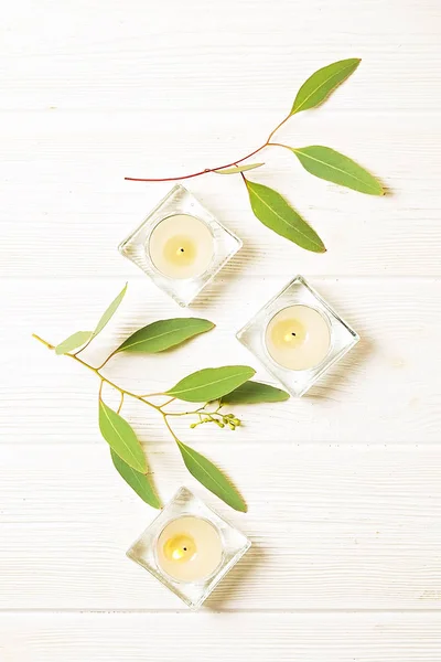 Una composición elegante de salón de spa y atributos de terapia de piedra. Descuento del Día Internacional de la Mujer. Regalo para el día de la madre . — Foto de Stock