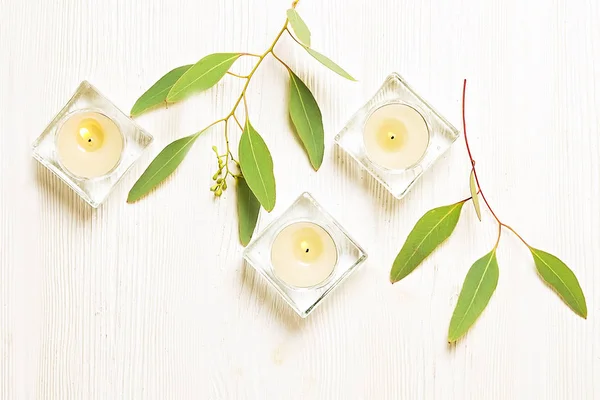 Una composición elegante de salón de spa y atributos de terapia de piedra. Descuento del Día Internacional de la Mujer. Regalo para el día de la madre . — Foto de Stock