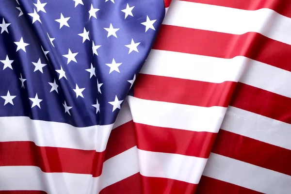 De vlag van de achtergrond van de Verenigde Staten van Amerika voor de viering van nationale feestdagen en Dodenherdenking rouw. USA symboliek. Stockfoto