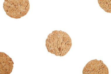 Vejetaryen ekmek kavramı. Ayrılmaz yuvarlak Fındıklı kurabiye. Sağlıklı besleyici aperatifler, şekil, şeker ücretsiz, vejetaryen diyet için iyi.