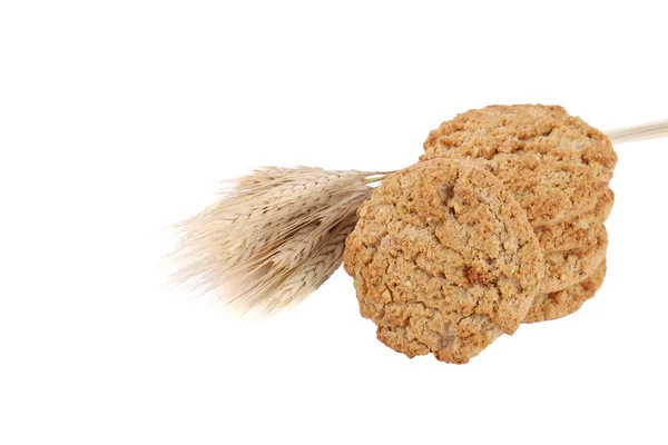 Vegan bagerikoncept. Integrerad runda hasselnöt cookies. Nyttiga näringsrika snacks, bra för figuren, socker fri, Vegetarisk kost. — Stockfoto