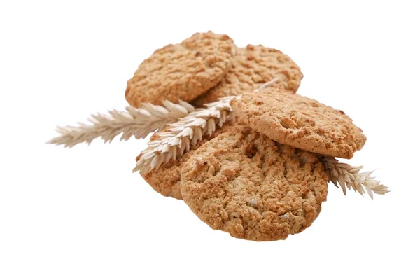 Vegan bagerikoncept. Integrerad runda hasselnöt cookies. Nyttiga näringsrika snacks, bra för figuren, socker fri, Vegetarisk kost. — Stockfoto
