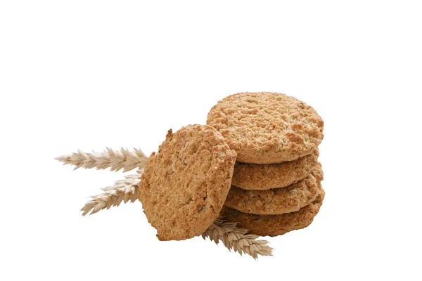 Vegan bagerikoncept. Integrerad runda hasselnöt cookies. Nyttiga näringsrika snacks, bra för figuren, socker fri, Vegetarisk kost. — Stockfoto