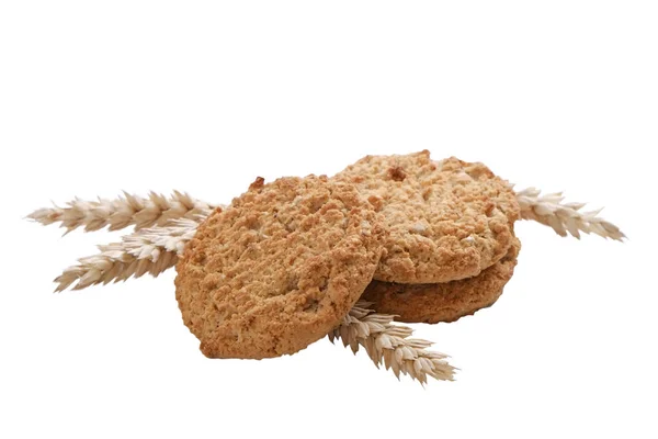 Vegan bagerikoncept. Integrerad runda hasselnöt cookies. Nyttiga näringsrika snacks, bra för figuren, socker fri, Vegetarisk kost. — Stockfoto