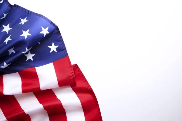 Bandera de fondo de los Estados Unidos de América para la celebración nacional de los días festivos federales y el día del luto. USA simbolics . — Foto de Stock