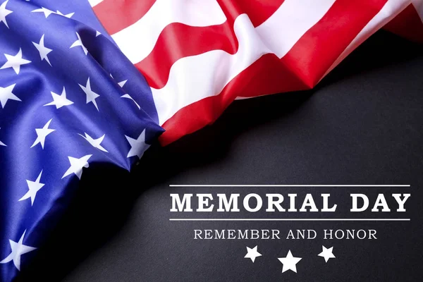 Contexte drapeau des États-Unis d'Amérique pour la célébration des fêtes fédérales nationales et le jour du deuil. Symbole USA . — Photo