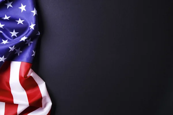 Bandera de fondo de los Estados Unidos de América para la celebración nacional de los días festivos federales y el día del luto. USA simbolics . — Foto de Stock