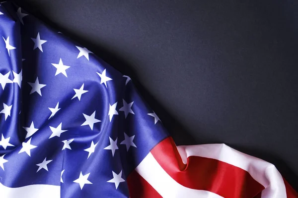 Bandera de fondo de los Estados Unidos de América para la celebración nacional de los días festivos federales y el día del luto. USA simbolics . — Foto de Stock