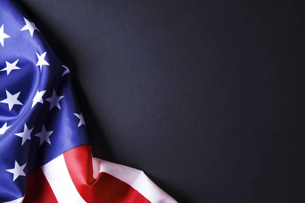 Bandera de fondo de los Estados Unidos de América para la celebración nacional de los días festivos federales y el día del luto. USA simbolics . — Foto de Stock