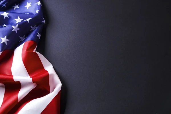 Bandera de fondo de los Estados Unidos de América para la celebración nacional de los días festivos federales y el día del luto. USA simbolics . — Foto de Stock