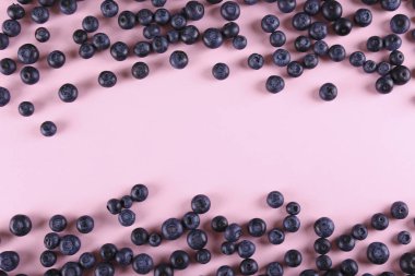 Mükemmel olgun taze yerel üretmek yaban mersini aldı. Yakın yukarı, metin, üst görünüm, arka plan için boşluk kopyalayın. Sağlıklı Vegan aperatifler antioksidanlar dolu. Mevsimlik yaz meyveleri.