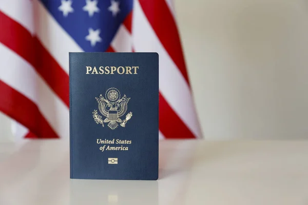 Dernière Version Passeport Citoyen Des États Unis Amérique Avec Puce — Photo