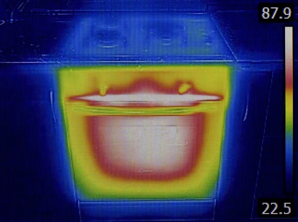 Thermal Image Oven — Stock Photo, Image