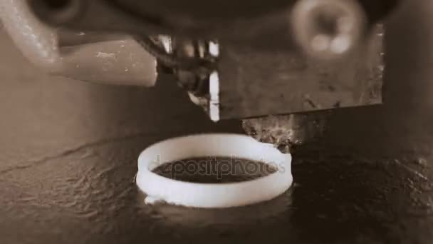 3D nyomtatással prototípust — Stock videók