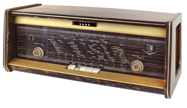 Old Radio Cutout — Stock Photo, Image