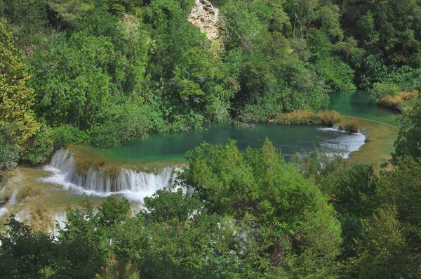 Krka vízesés-Horvátország — Stock Fotó