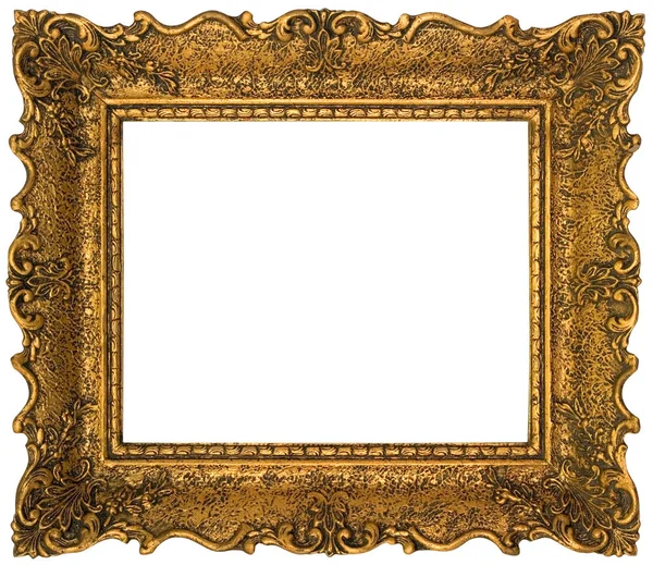 Zlatý obrázek rámeček výřez — Stock fotografie