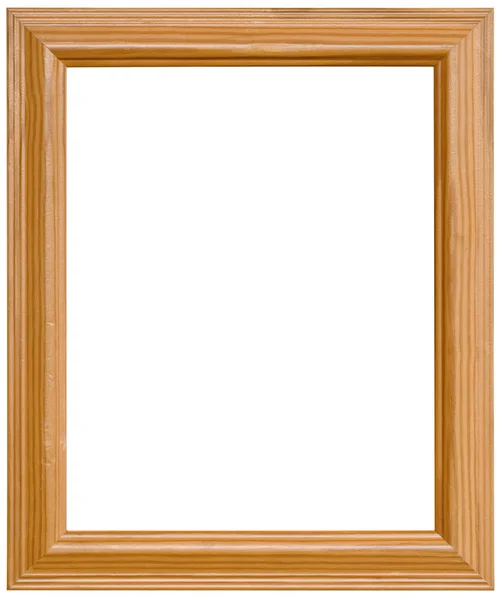 Pine Picture Frame Cutout — Stock Photo, Image