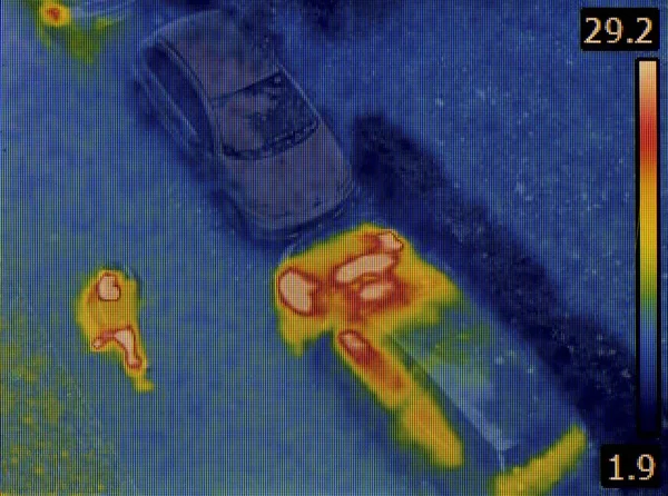 Thermal Imaging Surveillance — Stock Photo, Image